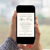 写真モダン結婚式レセプションクリーム日付を保存 案内状