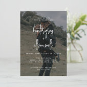 写真モダン結婚式招待状 招待状 (スタンド正面)