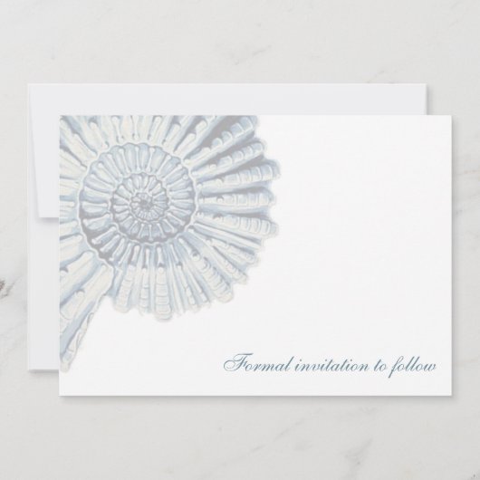 写真モダン結婚式日付の保存 セーブザデート (裏面)