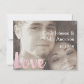 写真モダン結婚式日付の保存 セーブザデート