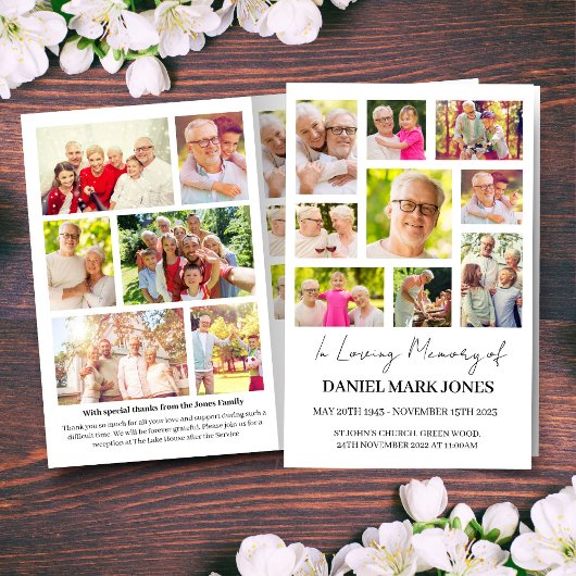 写真モダン葬儀プログ男性へラム