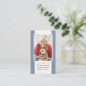 写真モダン記念祈りの言葉カード コーリングカード (スタンド正面)