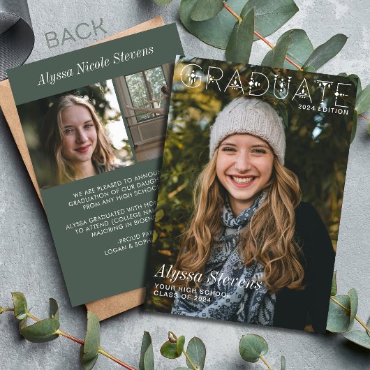 写真モダン誌カバー 案内状