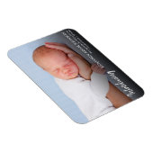 写真モダン誕生の生まれたばかりの発表 マグネット (右側)