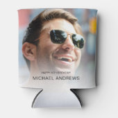 写真モダン誕生日 缶クーラー (正面)