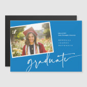 写真モダン院内スナップショット発表 マグネット招待状 (正面/裏面)