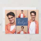 写真モダン院生ありがとう ノートカード (正面)