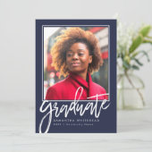 写真モダン院発表ネイビーブルー2022 案内状 (スタンド正面)