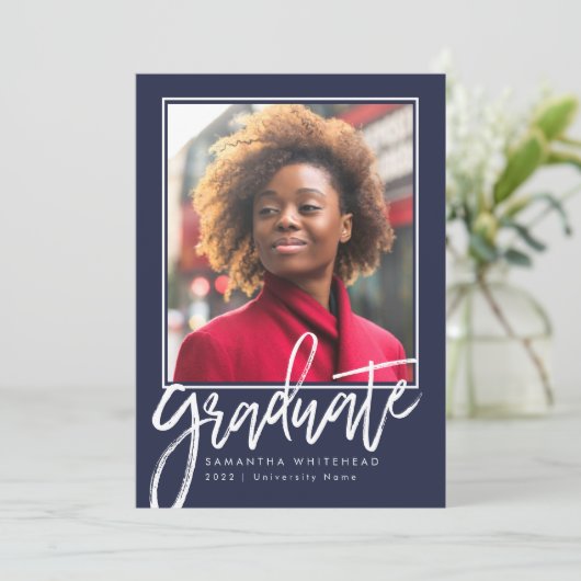 写真モダン院発表ネイビーブルー2022 案内状 (スタンド正面)