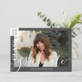 写真モダン院発表2022 Dark Gray 案内状 (スタンド正面)