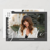 写真モダン院発表2022 Dark Gray 案内状 (正面/裏面)