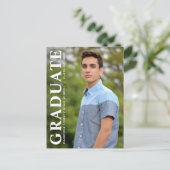 写真モダン院科卒業 案内ポストカード (スタンド正面)