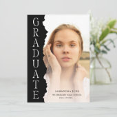 写真モダン雑誌の卒業会 招待状 (スタンド正面)