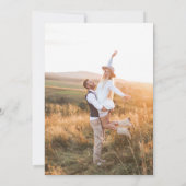 写真モダン11縦結婚数 招待状 (裏面)