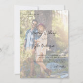 写真モダン12縦結婚面 招待状 (正面)