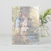 写真モダン12縦結婚面 招待状 (スタンド正面)