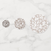 写真モダン16パーソナライズされた番目の誕生日フローラ コンフェッティ (裏面)