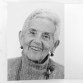 写真モダン2回葬儀 三つ折り招待状 (内部最初)