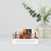 写真モダン3事業 名刺 (スタンド正面)