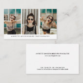 写真モダン3事業C 名刺 (正面/裏面)