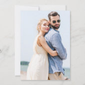 写真モダン5結婚縦型 招待状 (裏面)