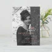 写真モダン50と素晴らしいパーティの招待状 招待状 (スタンド正面)