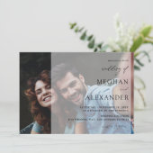 写真モダン8Hの名結婚前 招待状 (スタンド正面)