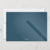 写真モダン – 白縁どオフセットHappy シーズンカード (裏面)