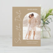 写真モダンArch Beige写真 セーブザデート (スタンド正面)