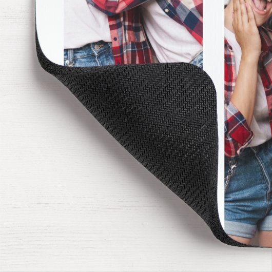 写真モダンBFF友だちパーソナライズされた マウスパッド (コーナー)