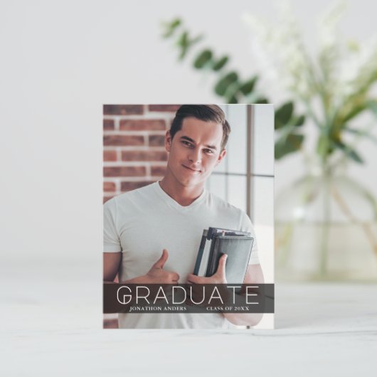 写真モダンBkミニマル大学院発表 ポストカード (スタンド正面)