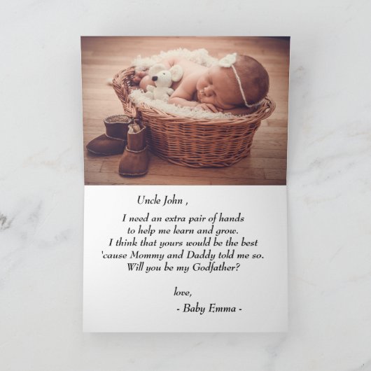 写真モダンGodfather提案 カード (内部)