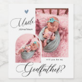 写真モダンGodfather提案 ワインラベル (シングルラベル)