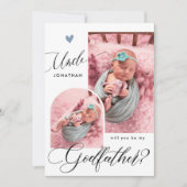 写真モダンGodfather提案 招待状 (正面)