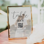 写真モダンQRコードのメ結婚ニュー テーブルナンバー<br><div class="desc">写真モダンQRコード結婚のメニュー表番号</div>