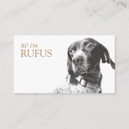 写真モダンQRコードの追加 名刺