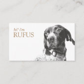 写真モダンQRコードパーソナライズされたビジネスの追加 名刺 (正面)