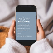 写真モダンQRコード結婚披露宴 招待状