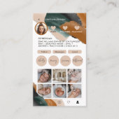 写真モダンQRコーミニマルドスタイリッシュ・ビジネス 名刺 (正面)