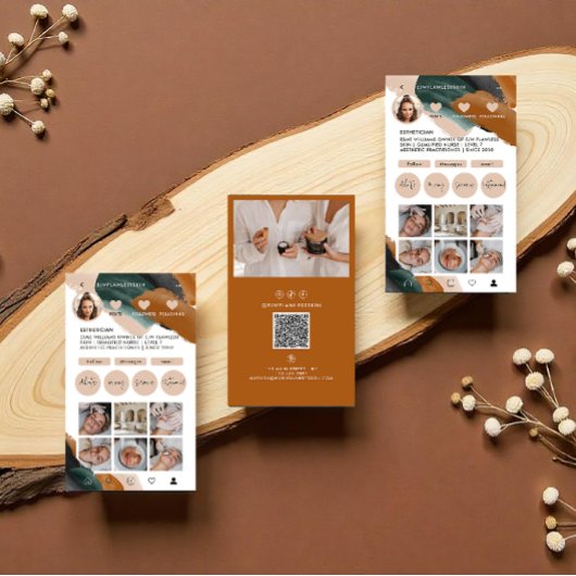 写真モダンQRコーミニマルドスタイリッシュ・ビジネス 名刺