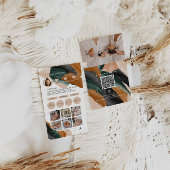 写真モダンQRコーミニマルドスタイリッシュ・ビジネス 名刺