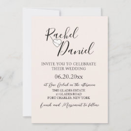 写真モダンQRコー結婚ド 招待状