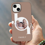 写真モダンTaupe Case-Mate iPhone 14ケース<br><div class="desc">写真モダンとタイポグラフィのJOYという言葉が独身のトープのベージュの背景にスタイリッシュあるフォトフォンケース。簡単にもしカスタマイズ可能な単語の家族を名前に変更したい。デザインツールを使用して、文字のサイズ、スタイル、色を変更する。</div>
