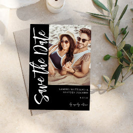 写真モダンV Chic 6日付の保存 招待状