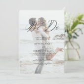 写真モダンWe Do結婚式招待状 招待状 (スタンド正面)