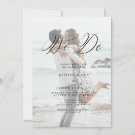 写真モダンWe Do結婚式招待状 招待状