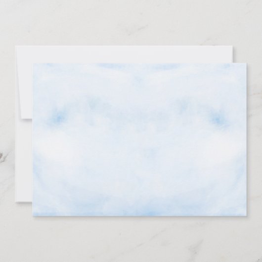 写真ユニコーン誕生日の招待状マジカルユニコーン 招待状 (裏面)