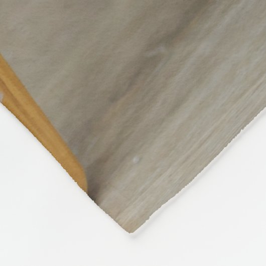 写真ユニークと文字パーソナライズされた フリースブランケット (角)