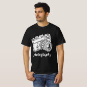 写真ユニークTシャツデザイン Tシャツ (正面フル)
