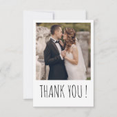 写真ユーカリ結婚グリーンリー サンキューカード (正面)